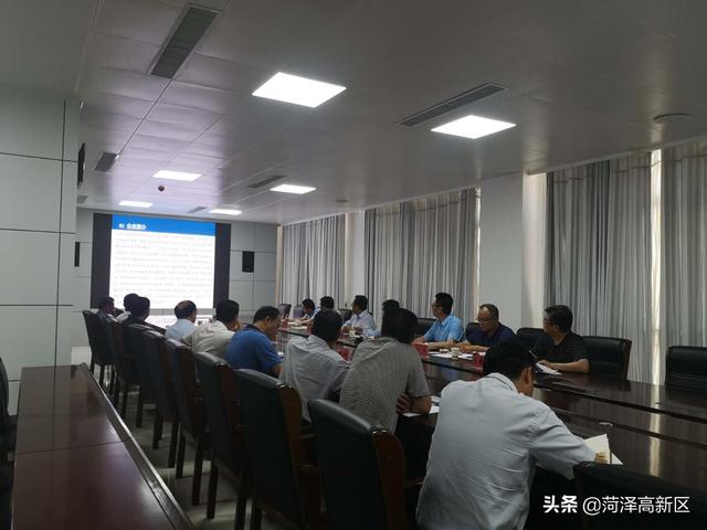杨家华一行到菏泽高新区考察