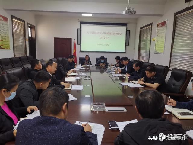 【万福党建】红旗高扬，奋战在一线的菏泽高新区万福机关党员