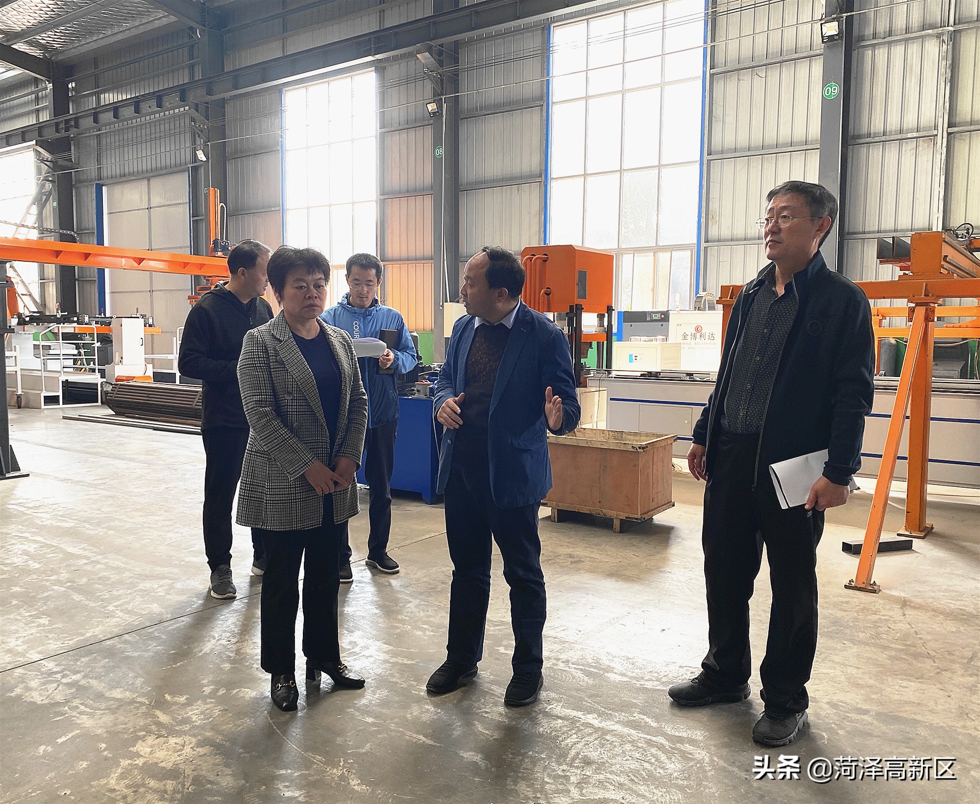冯艳丽实地调研菏泽高新区重点企业运行情况