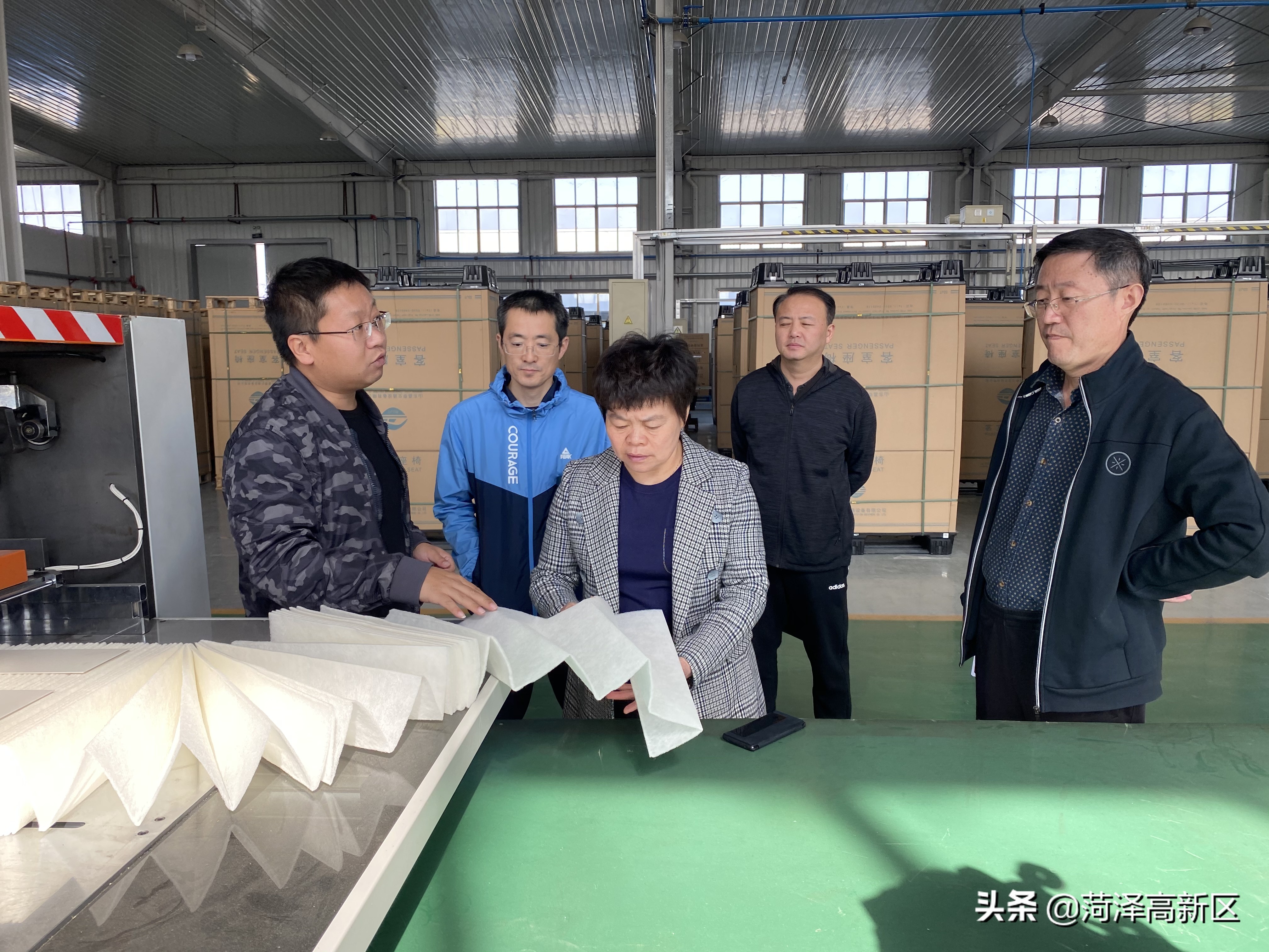 冯艳丽实地调研菏泽高新区重点企业运行情况