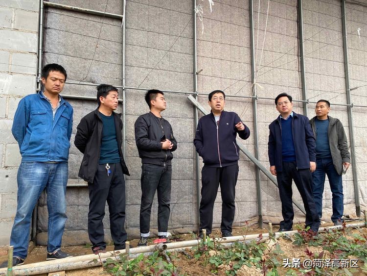 郭保存到菏泽高新区马岭岗镇调研