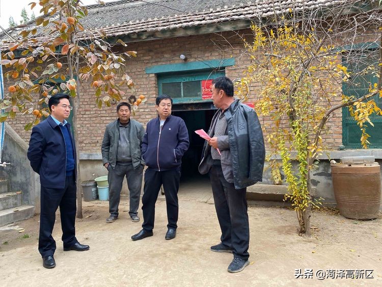 郭保存到菏泽高新区马岭岗镇调研