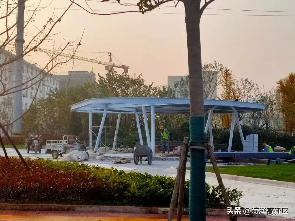 菏泽高新区：全面提升兰州路  精心打造“城市会客厅”