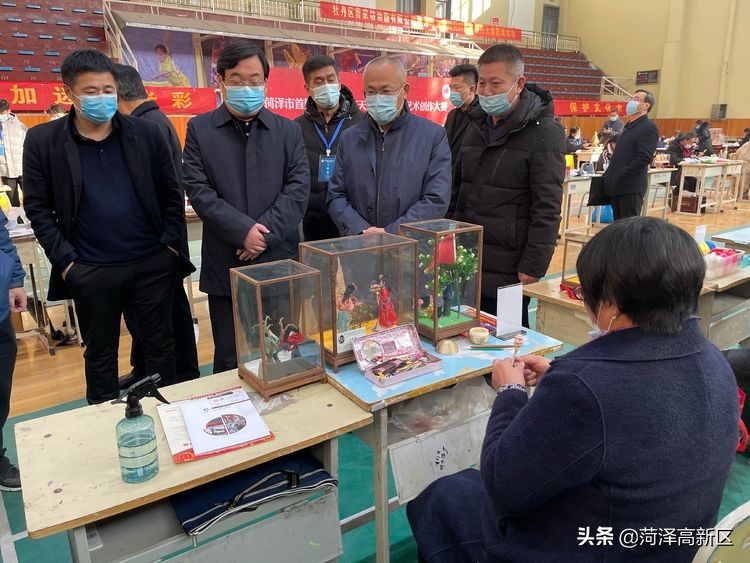 菏泽高新区在全市首届“天工杯”民间艺术创作大赛上喜获佳绩