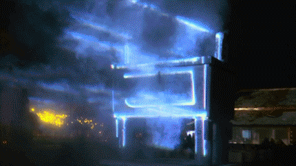 河南安阳殷墟景区举行“点亮殷墟”夜游活动"