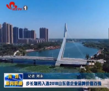 步长制药入选2018山东省企业品牌价值百强