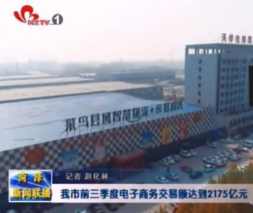 我市前三季度电子商务快速膨胀