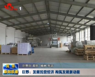 巨野：发展民营经济 构筑发展新动能