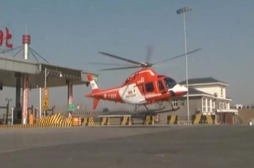 菏泽高速交警开通“空中ICU” 直升机救援护航2019春运