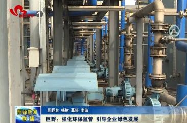 巨野：强化环保监管 引导企业绿色发展