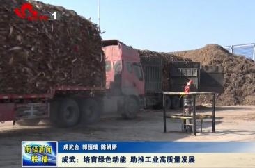成武：培育绿色动能 助推工业高质量发展