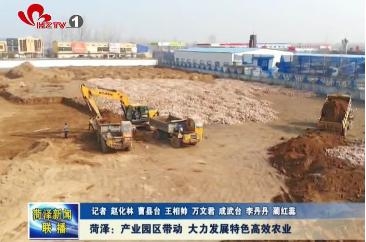 菏泽：产业园区带动 大力发展特色高效农业