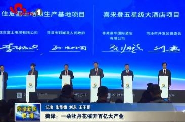 菏泽：一朵牡丹花催开百亿大产业