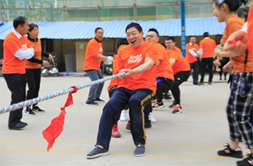 工行东明支行举办迎“五一”运动会