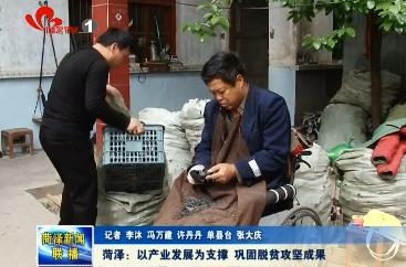 菏泽：以产业发展为支撑 巩固脱贫攻坚成果