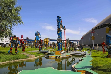 特写：走进国家3A级景区里的钢厂