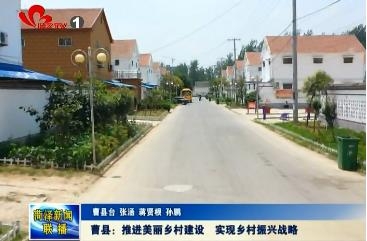 曹县：推进美丽乡村建设  实现乡村振兴战略