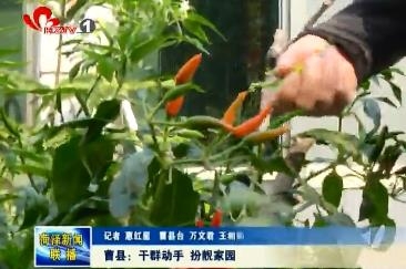 曹县：干群动手 扮靚家园