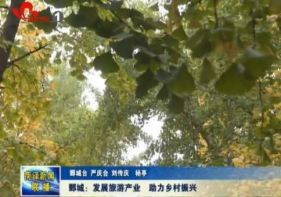 鄄城：发展旅游产业  助力乡村振兴