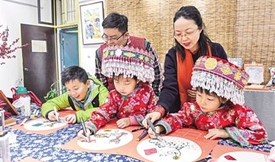 浙江慈溪：“寒假课堂”非遗传承迎新年