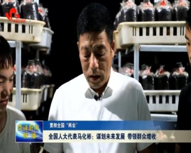 全国人大代表马化彬：谋划未来发展 带领群众增收