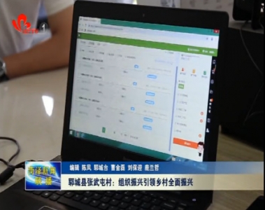 郓城县张武屯村：组织振兴实现乡村全面振兴