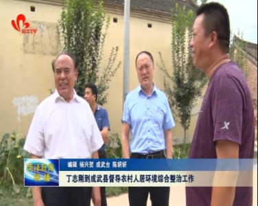 丁志刚到成武县督导农村人居环境综合整治工作