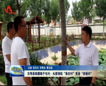 东明县陆圈镇于屯村：头雁领航“落后村”变身“样板村”