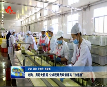 定陶：用好大数据 让减税降费政策落实“加速度”
