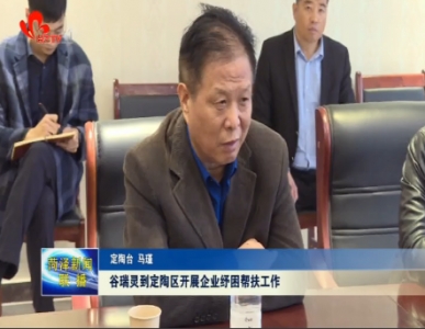 谷瑞灵到定陶区调研纾困企业