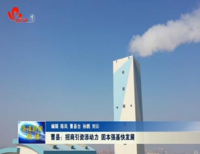 曹县：招商引资添动力 固本强基快发展