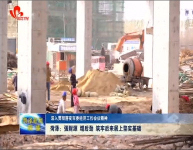 【深入贯彻落实市委经济工作会议精神】 菏泽：强财源 增后劲 筑牢后来居上坚实基础