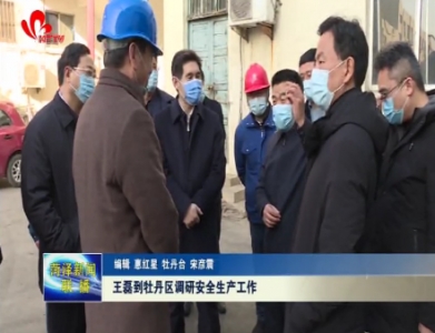 王磊到牡丹区调研检查安全生产工作