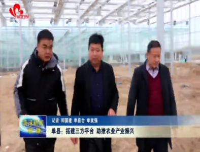 单县：搭建三方平台 助推农业产业振兴