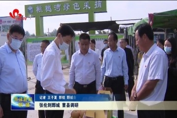 张伦到鄄城、曹县调研基层党建、企业运行、雄商高铁建设等工作