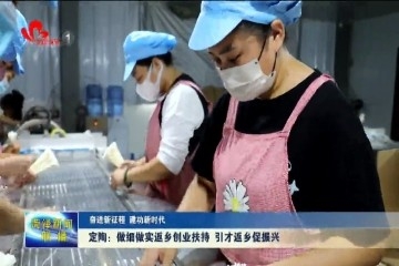 【奋进新征程 建功新时代】定陶：做细做实返乡创业扶持 引才返乡促振兴
