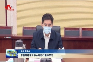 菏泽市委理论学习中心组进行集体学习