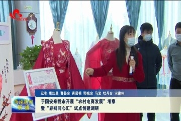 于国安来菏开展“农村电商发展”考察暨“界别同心汇”试点创建调研