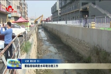 曹临现场调度水环境治理工作