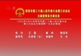 菏泽市第二十届人大三次会议主席团常务主席名单